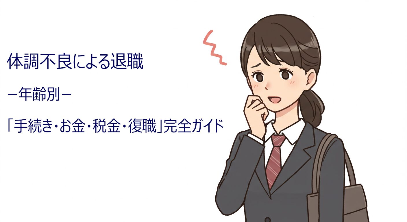 体調不良による退職