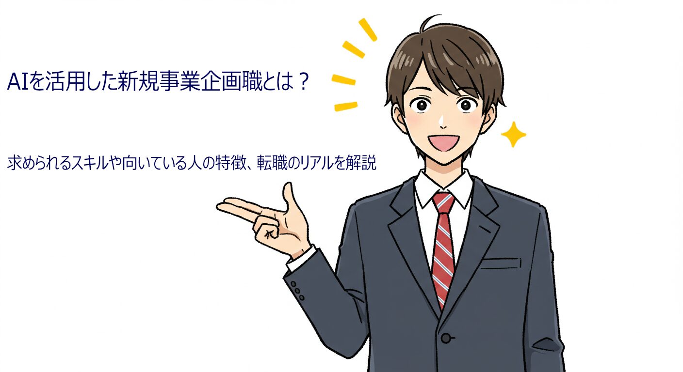 他職種から「AI活用の新規事業企画」に転職する方法