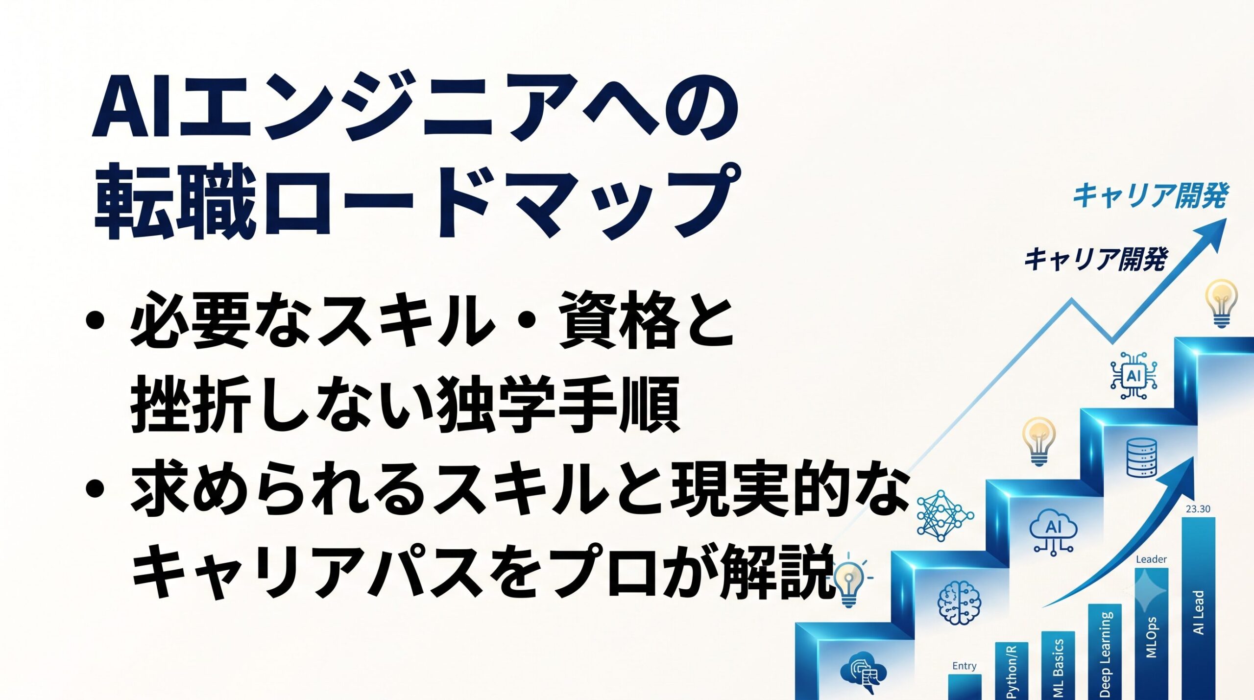 未経験からAIエンジニアの世界へ。転職を成功させるロードマップと現実的なステップアップ術
